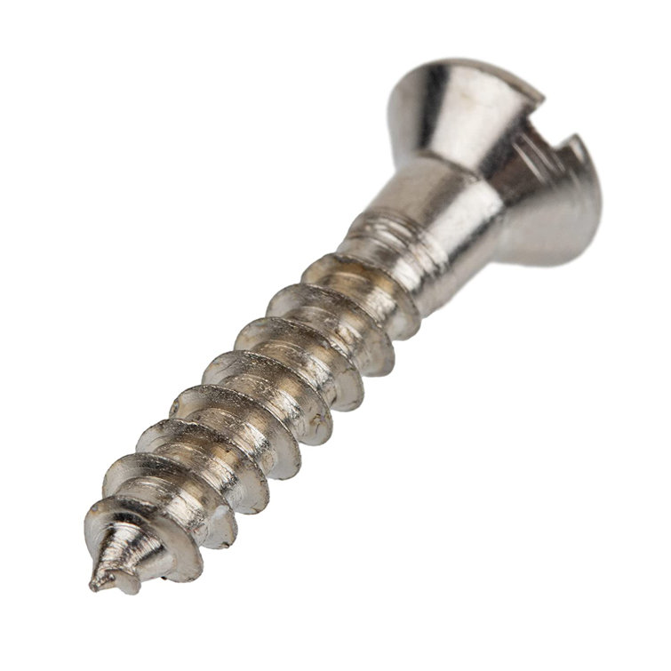 UNIQANTIQ HARDWARE SUPPLY Flat Countersunk Head Slot Drive Wood Screws